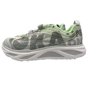 NWT Hoka Huaka Origins Unisex Shoes Running Sneakers Grey Green Quick Lace